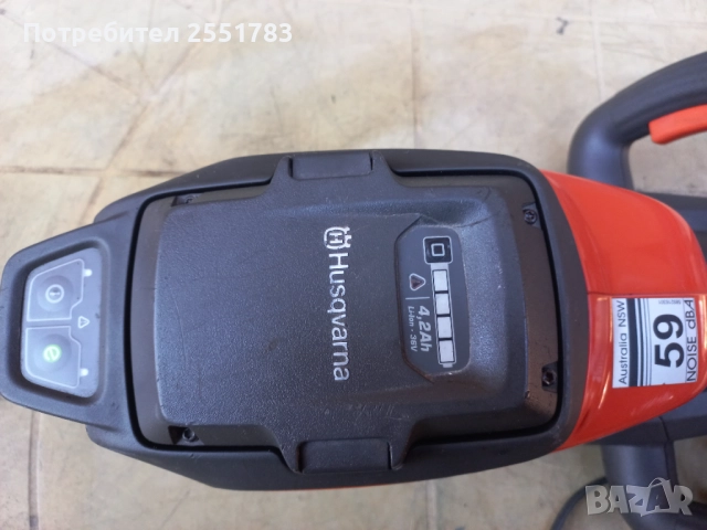 Безчетков акумолаторен храсторез на хусварна на 36в, снимка 2 - Градинска техника - 52914769