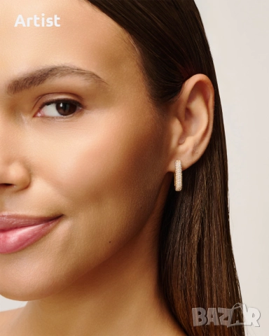 Елегантни обеци от хипоалергенна стомана