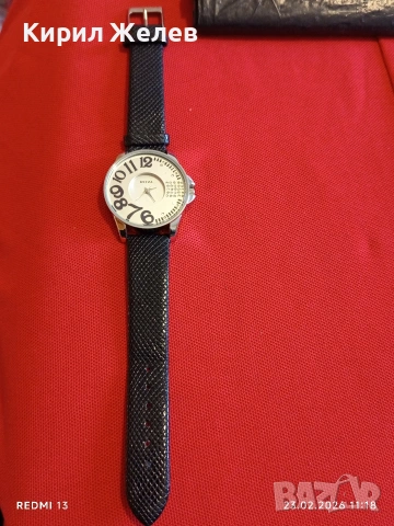 Модерен дамски часовник Rital quartz с кожена каишка не е носен 51693, снимка 5 - Дамски - 53590221