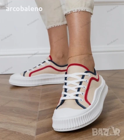 Дамски кецове на платформа Salis, 6цвята , снимка 7 - Кецове - 50969192