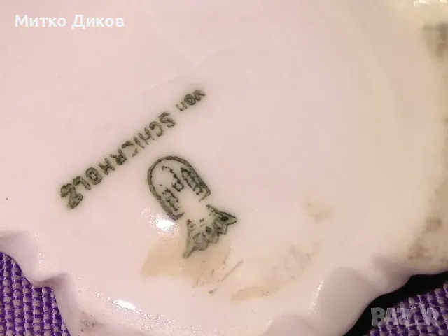 Порцеланова поставка стойка маркова немска за една свещ , снимка 6 - Декорация за дома - 49624016