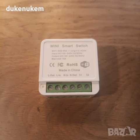 WiFi смарт ключ 16A – Tuya / SmartLife, Alexa и Google Home, снимка 4 - Друга електроника - 53353549