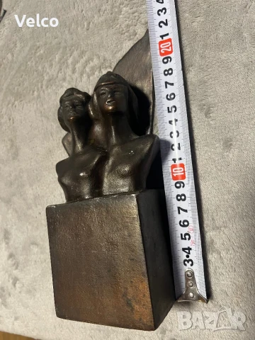 Бюст статуя фигурка съветски  буденовски воиник, снимка 3 - Фигурки - 51000237