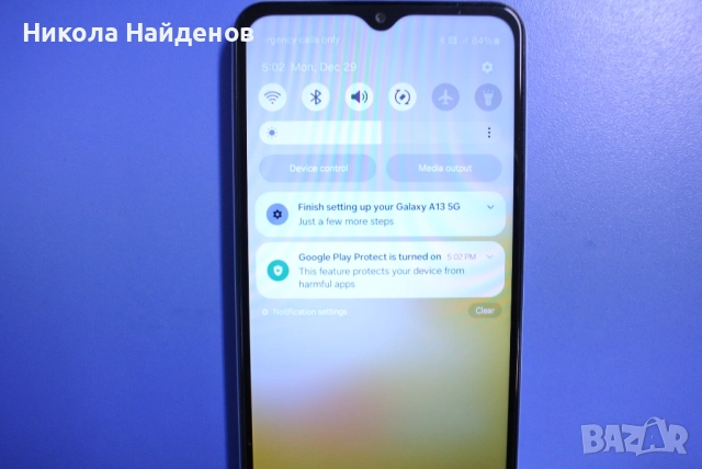 Samsung a13 5G 64 GB перфектен, снимка 3 - Samsung - 52930166