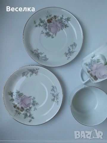 Розентал, двойни сетове за чай, 300 мл, снимка 3 - Антикварни и старинни предмети - 52424571