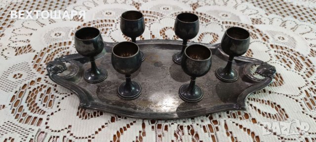 Стар Посребрен Немски Сервиз WMF, снимка 6 - Антикварни и старинни предмети - 38471060