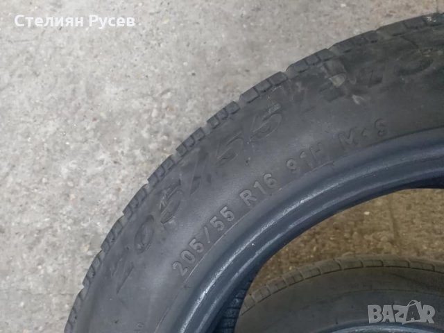 2 бр зимни гуми 205 55 r16 pirelli -цена 12лв за брой 2 еднакви гуми със дот 31/12    - имам още мно, снимка 4 - Гуми и джанти - 33628496