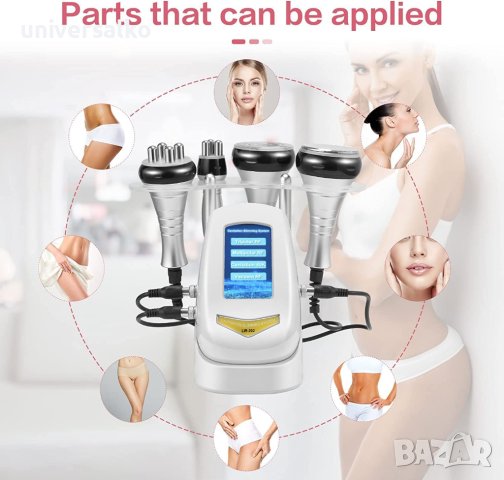 Уред за кавитация, радиочестотен лифтинг и вакуум 4 в 1 , топене на мазнини, снимка 4 - Козметични уреди - 40822064