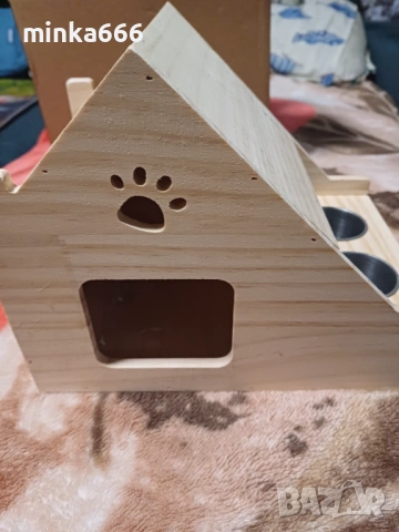 Дървена къщичка за вълнисти папагали