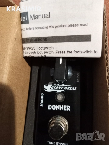 Ефект за ел.китара GIANT METAL , снимка 3 - Китари - 51450217