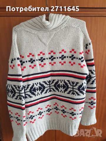 Tommy Hilfiger вълнен пуловер , снимка 2 - Пуловери - 35088009