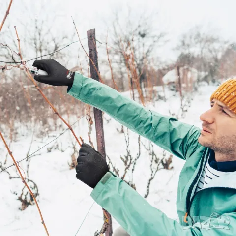KAYGO Зимни работни ръкавици с PU покритие-12 чифта, термичен полар, добро сцепление, KG11W, черни,L, снимка 3 - Други стоки за дома - 47709235