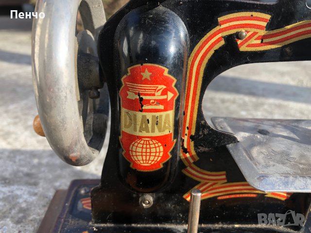 старинна детска шевна машина "DIANA" - GERMANY - 1930/40г., снимка 3 - Антикварни и старинни предмети - 39142939