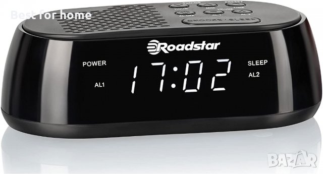 Радио будилник Roadstar CLR-2477 с LED дисплей, снимка 4 - Други - 40133331