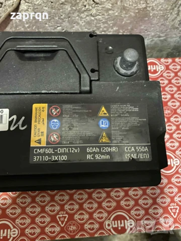 Почти чисто нов акумулатор 60 амп/ч 550 А с гаранция, снимка 5 - Части - 51360682