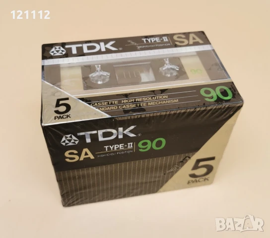 TDK SA90 Gold 5 pack, снимка 2 - Аудио касети - 50836537