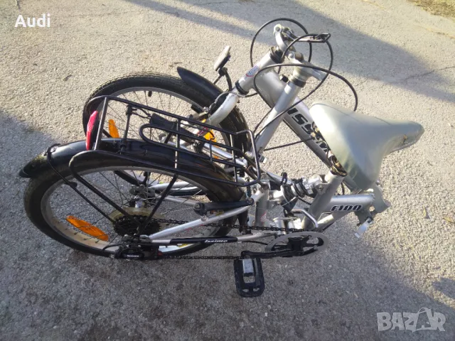 Двойно гъваем алуминиев велосипед ISSIMO 20 цолови капли , снимка 4 - Велосипеди - 49781018