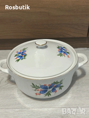 Винтидж български порцелан - супник/ съд, снимка 5 - Прибори за хранене, готвене и сервиране - 53417609