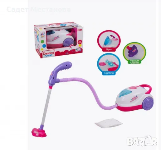 Детска прахосмукачка със звук и светлина