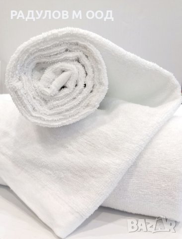 Хавлиена кърпа бяла 400гр, 140 х 75 см /1215/, снимка 2 - Хавлиени кърпи - 43669172