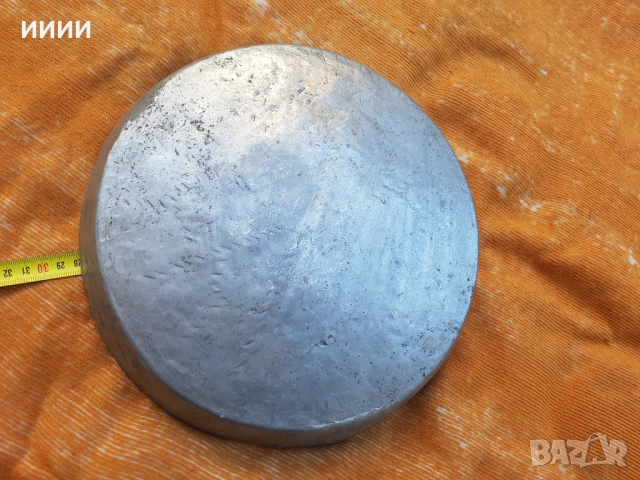 Бакърена тава за баница , снимка 2 - Антикварни и старинни предмети - 53166366