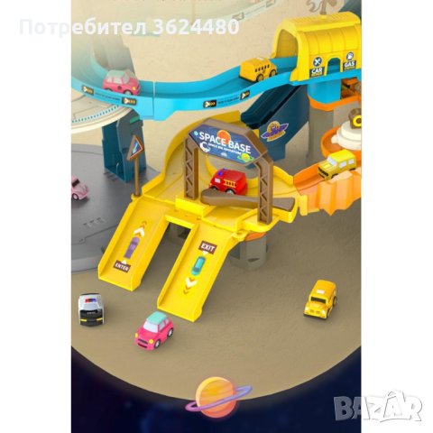 Писта с колички КОСМИЧЕСКА СТАНЦИЯ 3851, снимка 14 - Коли, камиони, мотори, писти - 40326814