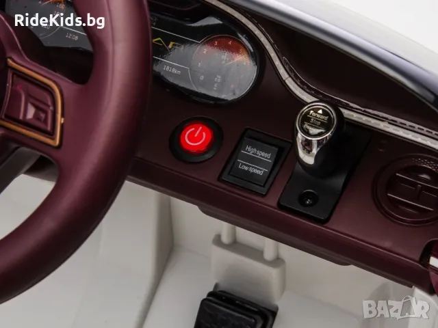 Bentley Bacalar 12V - Детска акумулаторна кола, Бяла, EVA гуми, 4x4, снимка 9 - Детски велосипеди, триколки и коли - 49731911