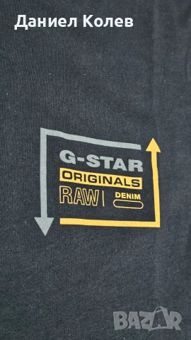 Лятна черна тениска G-Star – модерна и удобна - размер S, снимка 4 - Тениски - 51104696