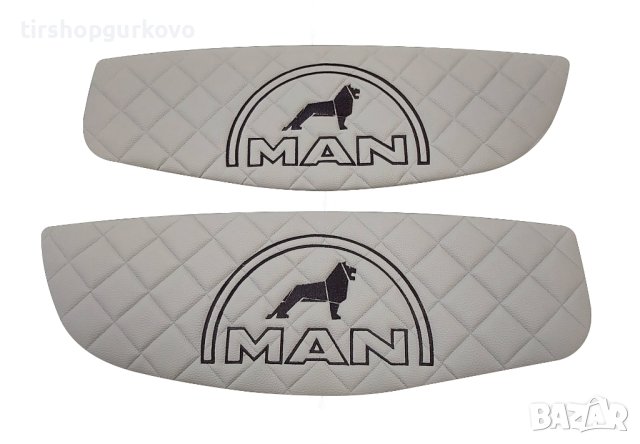 Кожени кори за врати MAN TGX/TGS 2010-2019 година сиви, снимка 2 - Аксесоари и консумативи - 40821667