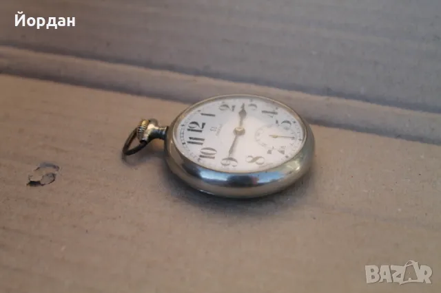 Джобен швейцарски часовник ''Омега'', снимка 3 - Антикварни и старинни предмети - 48521852