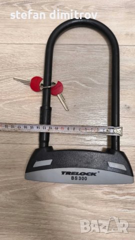 Trelock BS 300 - U-образна ключалка - Черна, снимка 3 - Аксесоари за велосипеди - 51167809