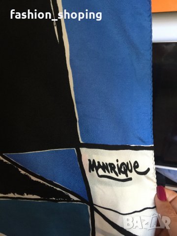 Копринен шал с десен репродукция на картина на César Manrique, снимка 4 - Шалове - 32919805