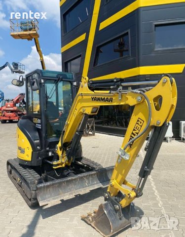 Мини багер 3000 кг Yanmar ViO26-6 ПОД НАЕМ от Рентекс, снимка 4 - Индустриална техника - 39091829