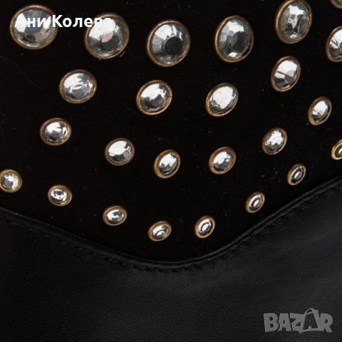 Естеств. черни Caprice, на ток с камъни 37, 38, 39 н-р, снимка 5 - Дамски боти - 35077474