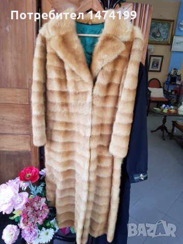 Дълго кожено палто, снимка 5 - Палта, манта - 32211305