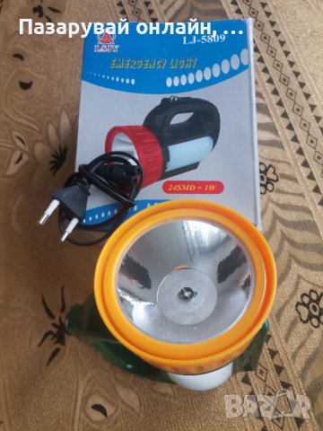 LED фенер преносим с предно и странично светене, 2 лампи х 3W, снимка 6 - Лед осветление - 43055738