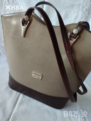 ЗА ЦЕНИТЕЛИ Естествена кожа италианска дамска чанта, снимка 2 - Чанти - 38080041