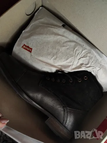 Нови Levi's мъжки боти от естествена кожа, 44, снимка 11 - Мъжки боти - 48263445