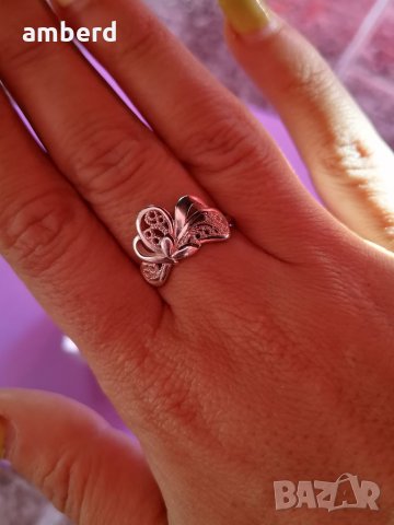 Уникален винтидж сребърен пръстен - модел R063, снимка 4 - Пръстени - 35519911