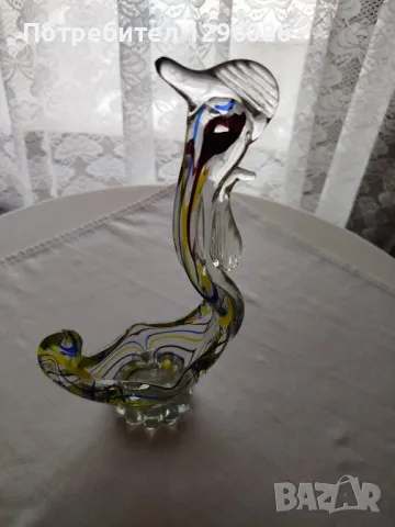 Фигурка от шарено стъкло., снимка 2 - Декорация за дома - 49167631