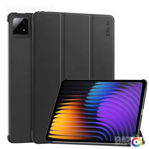 Xiaomi Pad 7 / 7 Pro ENKAY Кожен Калъф и Протектор