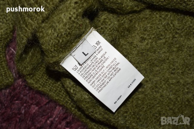 PINKO дамски мохерен пуловер Sz L ​, снимка 6 - Блузи с дълъг ръкав и пуловери - 38527846