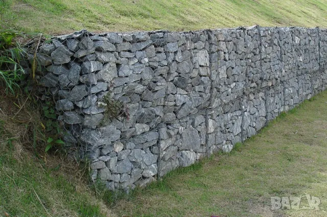 ГАБИОНИ за ПОДПОРНИ стени Произвеждаме ПЛЕТЕНИ Габиони --за укрепване на наклони --за терасиране на , снимка 4 - Строителни материали - 42784873