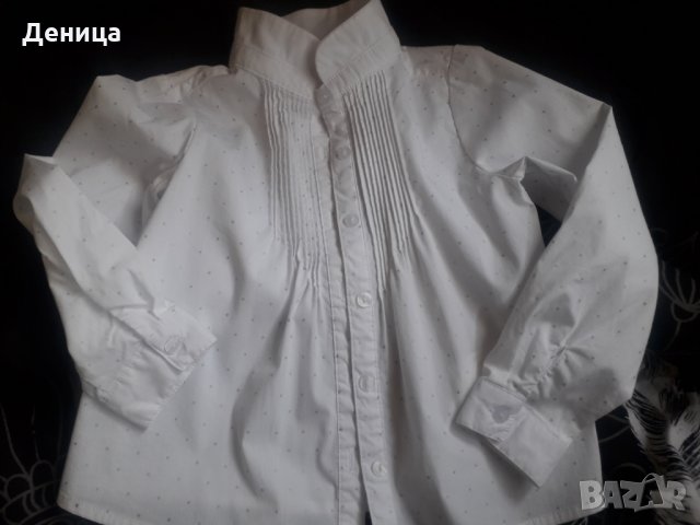 Бяла риза и жилетка, снимка 1 - Детски ризи - 28989178