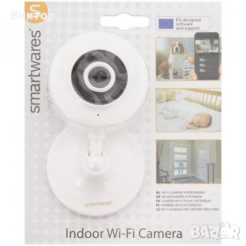 Безжична Wi-Fi камера. БЕБЕФОН КАМЕРА.Smartwares CIP-37210AT, снимка 6 - Бебефони - 28374720