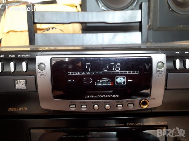 Аудио СД Рекордер philips cdr775 , снимка 4 - Аудиосистеми - 20628819