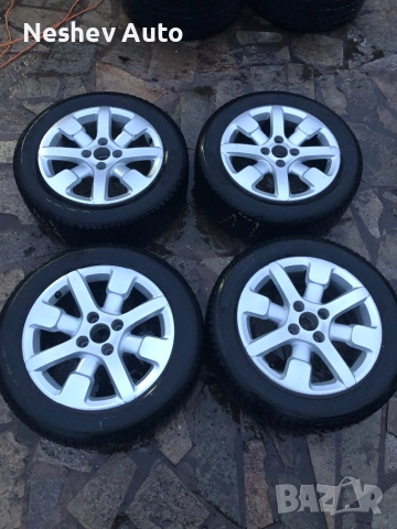4бр. Алуминиеви джанти с гуми от Citroen 16 цола., снимка 2 - Гуми и джанти - 52597794