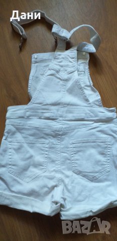 Гащеризон бял H&M, снимка 3 - Детски панталони и дънки - 32781501