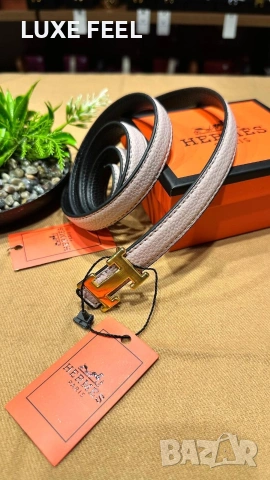 Hermes ⚜️ Естествена Кожа , снимка 8 - Колани - 53396578