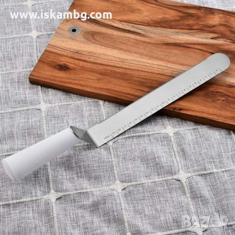 Шпатула за заглаждане на кремове, Голяма оразмерена - код 3354, снимка 5 - Прибори за хранене, готвене и сервиране - 35411165